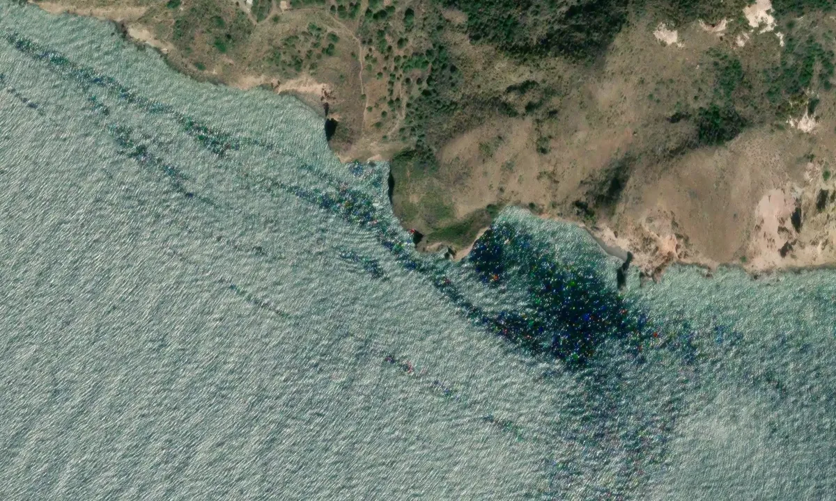 Satelite image of Punta le Grotticelle