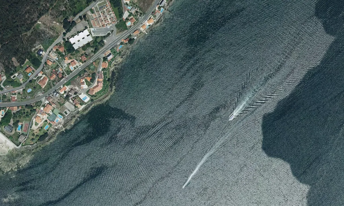 Flyfoto av Punta Xunqueiro