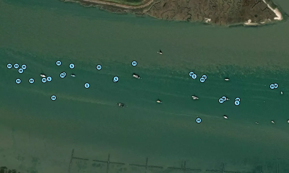 Satelite image of Pyefleet
