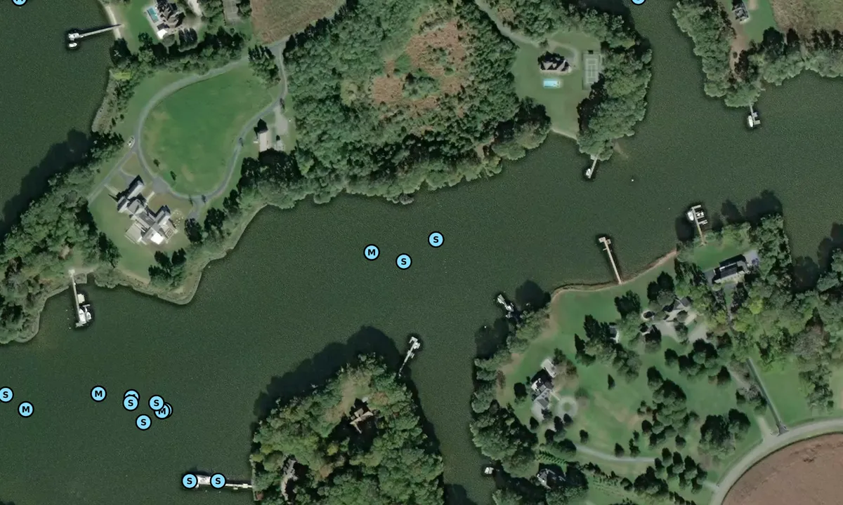 Satelite image of Quarter Creek