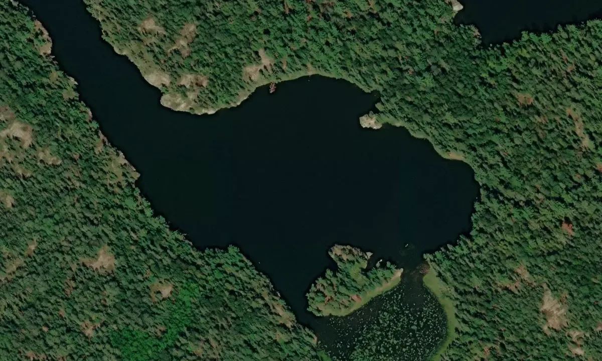 Satelite image of Queen Island