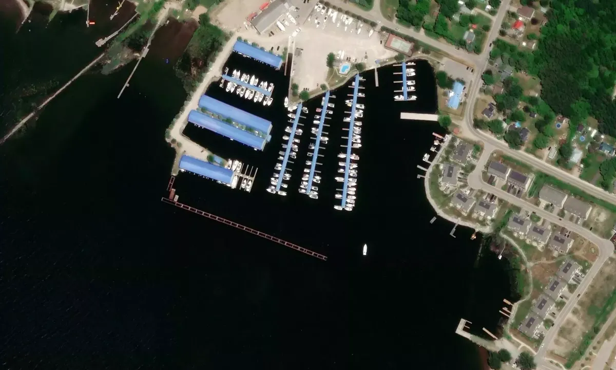 Satelite image of Queen's Cove Marina - Simcoe