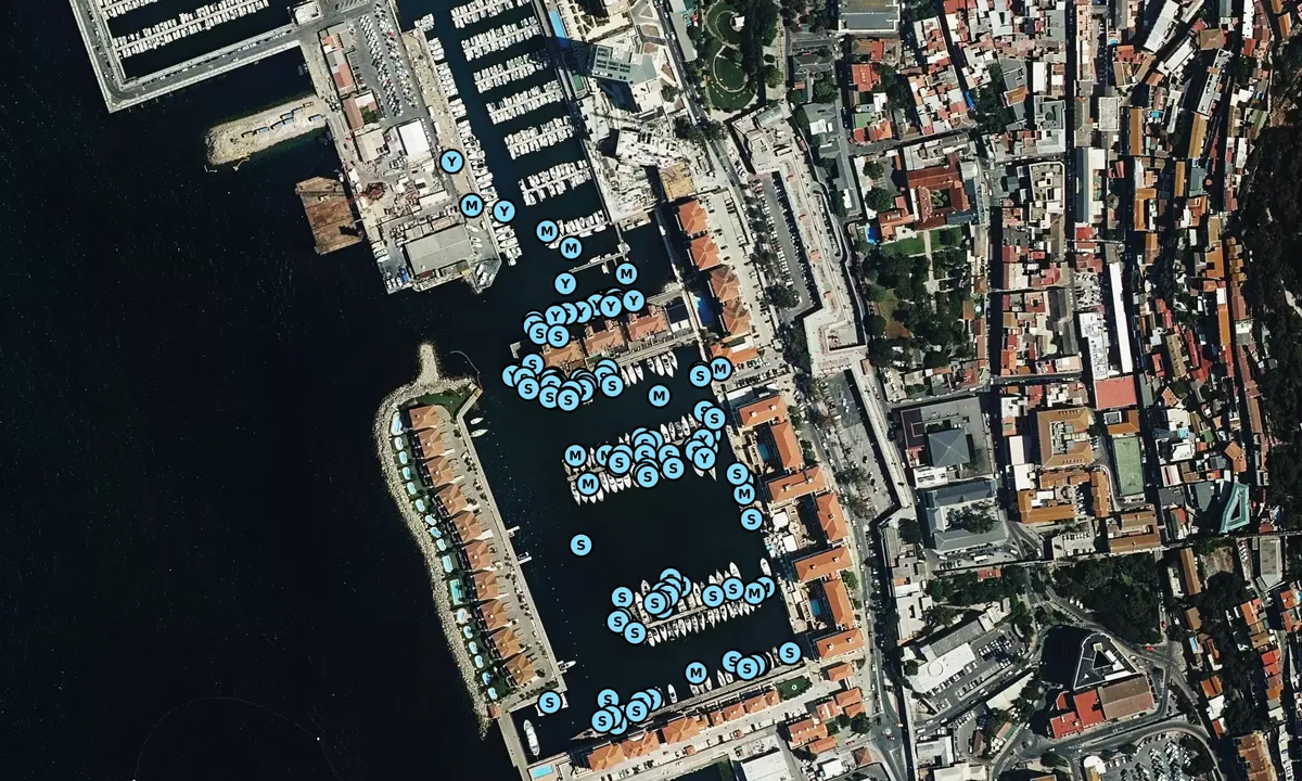 Satelite image of Queensway Marina