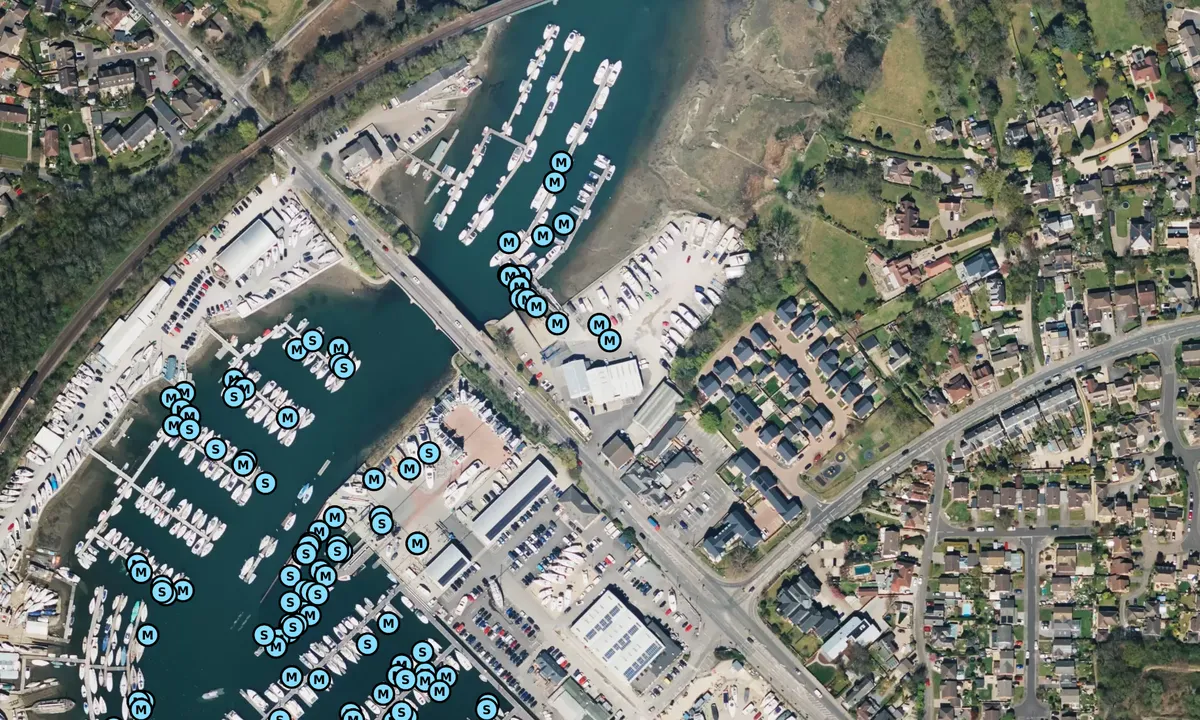 Satelite image of R.K. Marine
