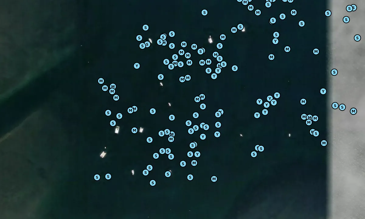 Satelite image of Raby Bay 1