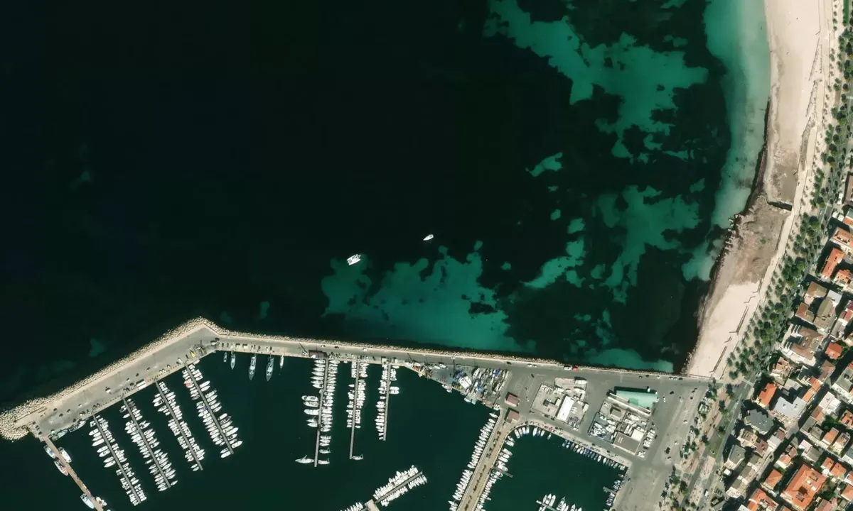 Flyfoto av Rada di Alghero