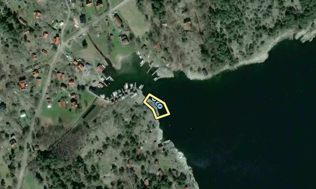 Satelite image of Ramsmora Hamn - Möja