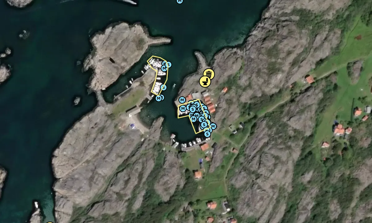 Satelite image of Ramsö Gästhamn