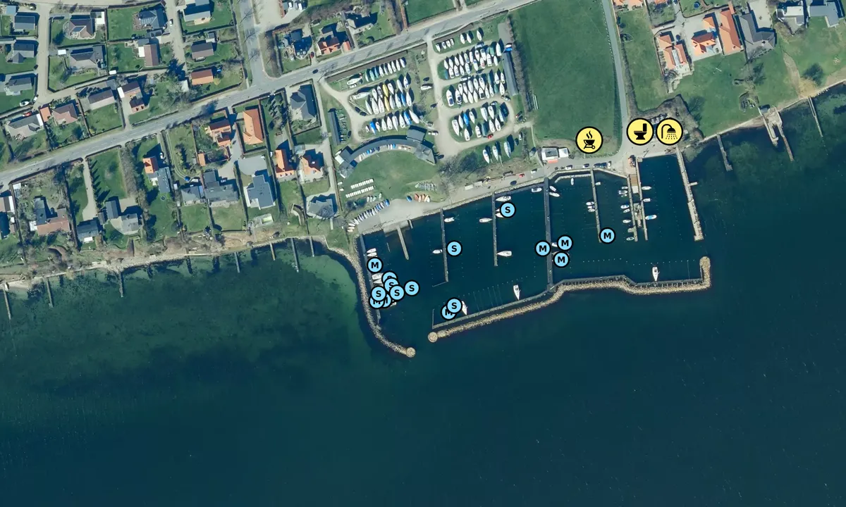 Satelite image of Rantzausminde Havn