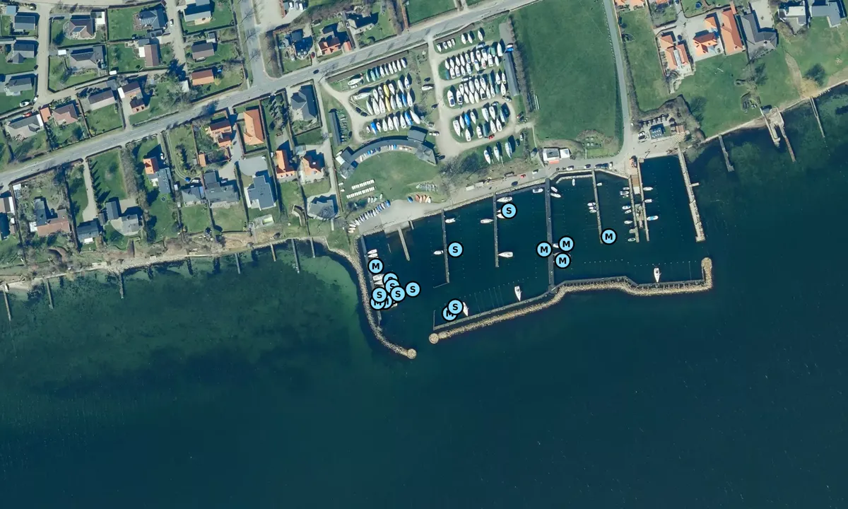 Satelite image of Rantzausminde Havn