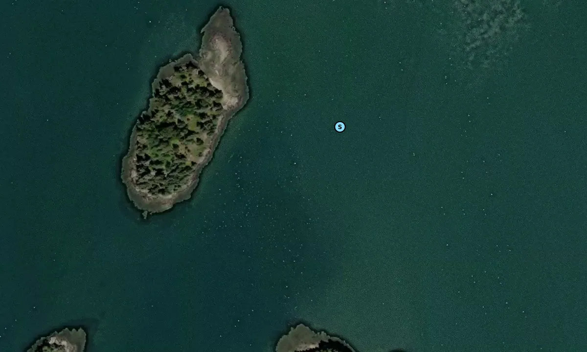 Satelite image of Raspberry Island - Harrington