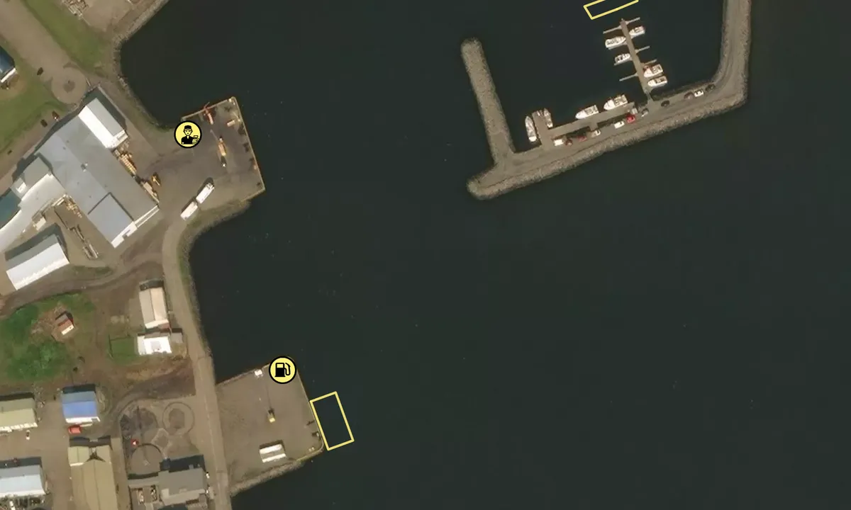 Satelite image of Raufarhöfn