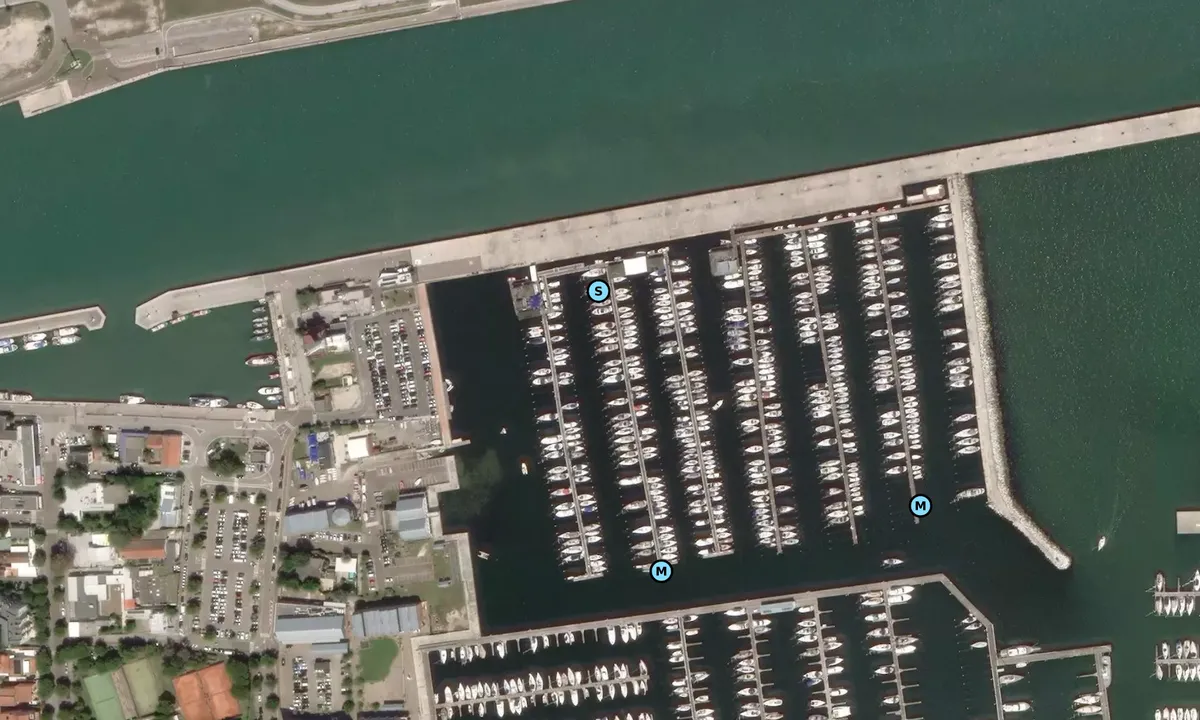 Satelite image of Ravenna Yacht Club