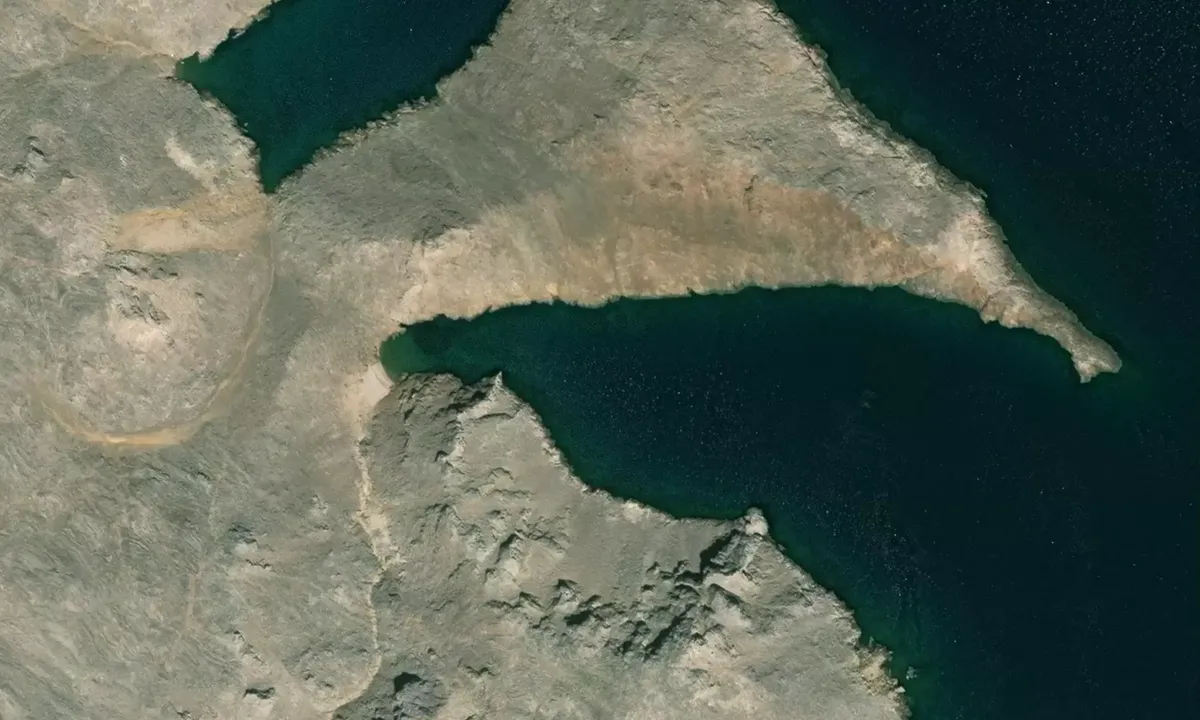 Satelite image of Ravna Draga