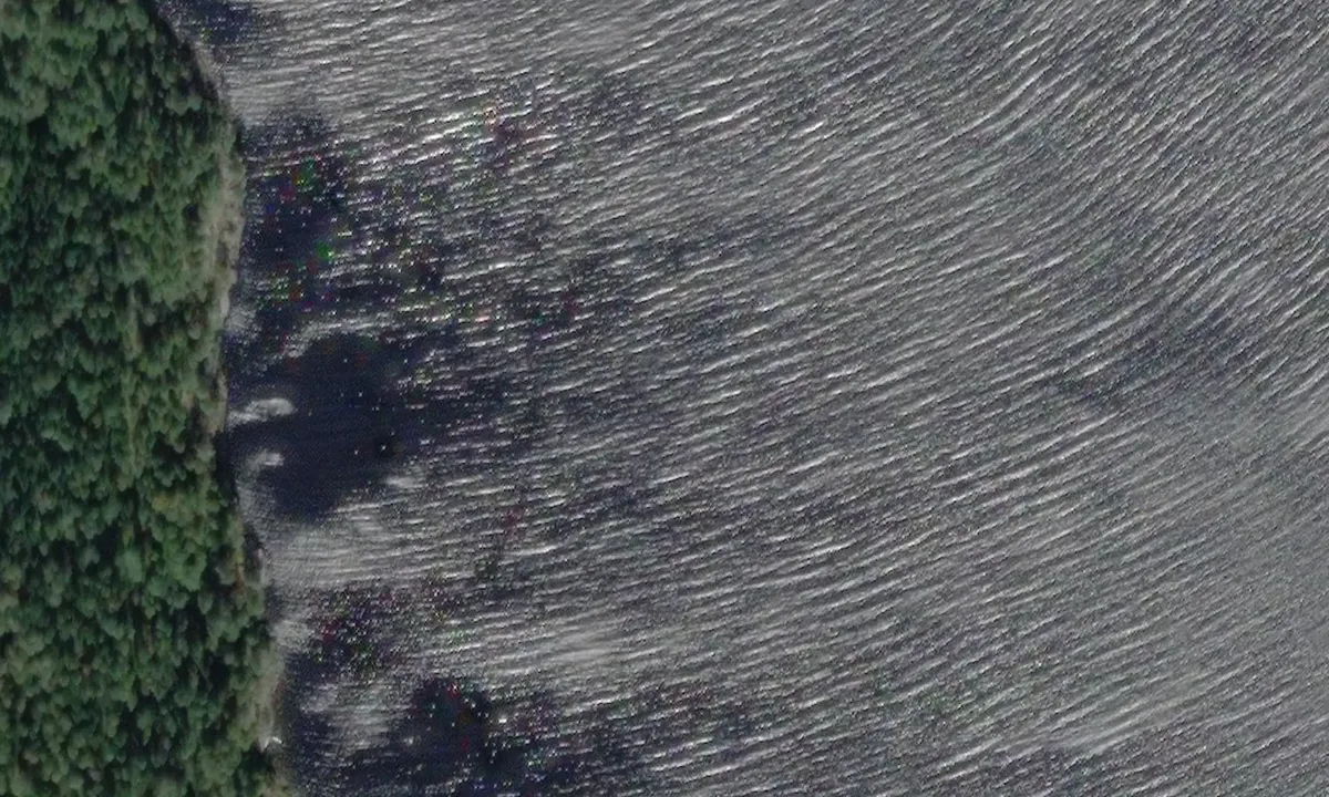 Satelite image of Rävösundet