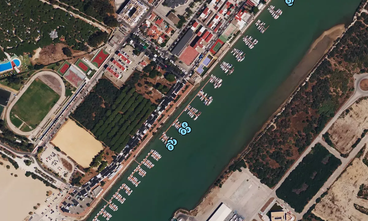Satelite image of Real Club Nautico del Puerto de Santa María