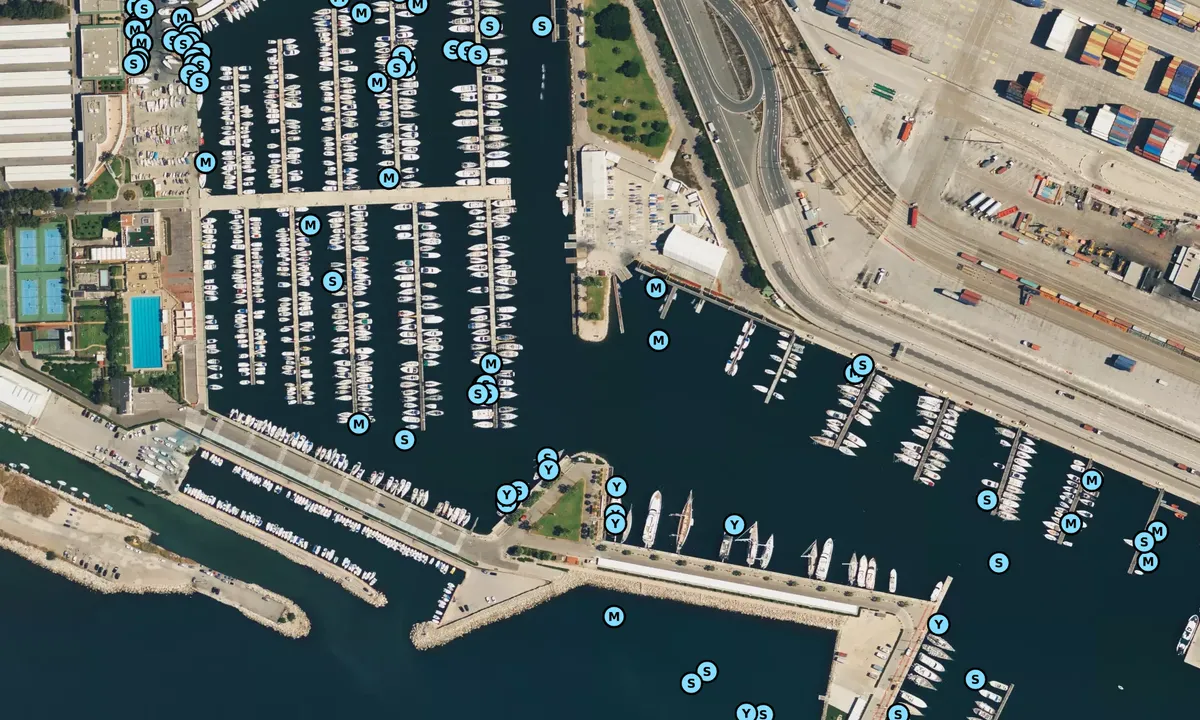 Satelite image of Real Club Nautico Valencia