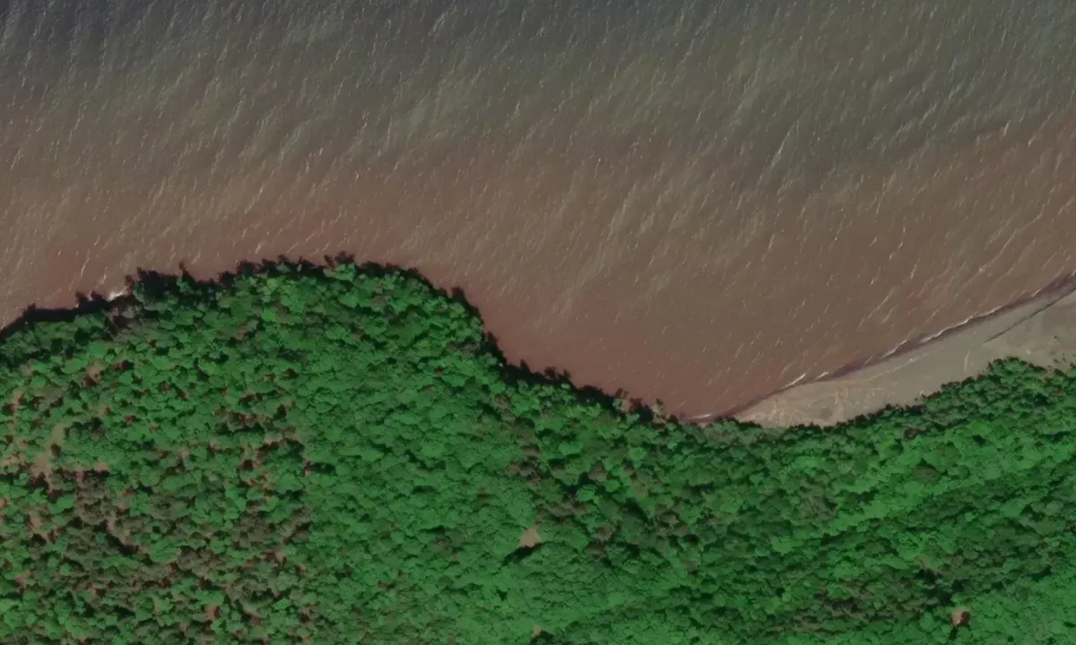 Satelite image of Red Ridge (Day) Anchorage