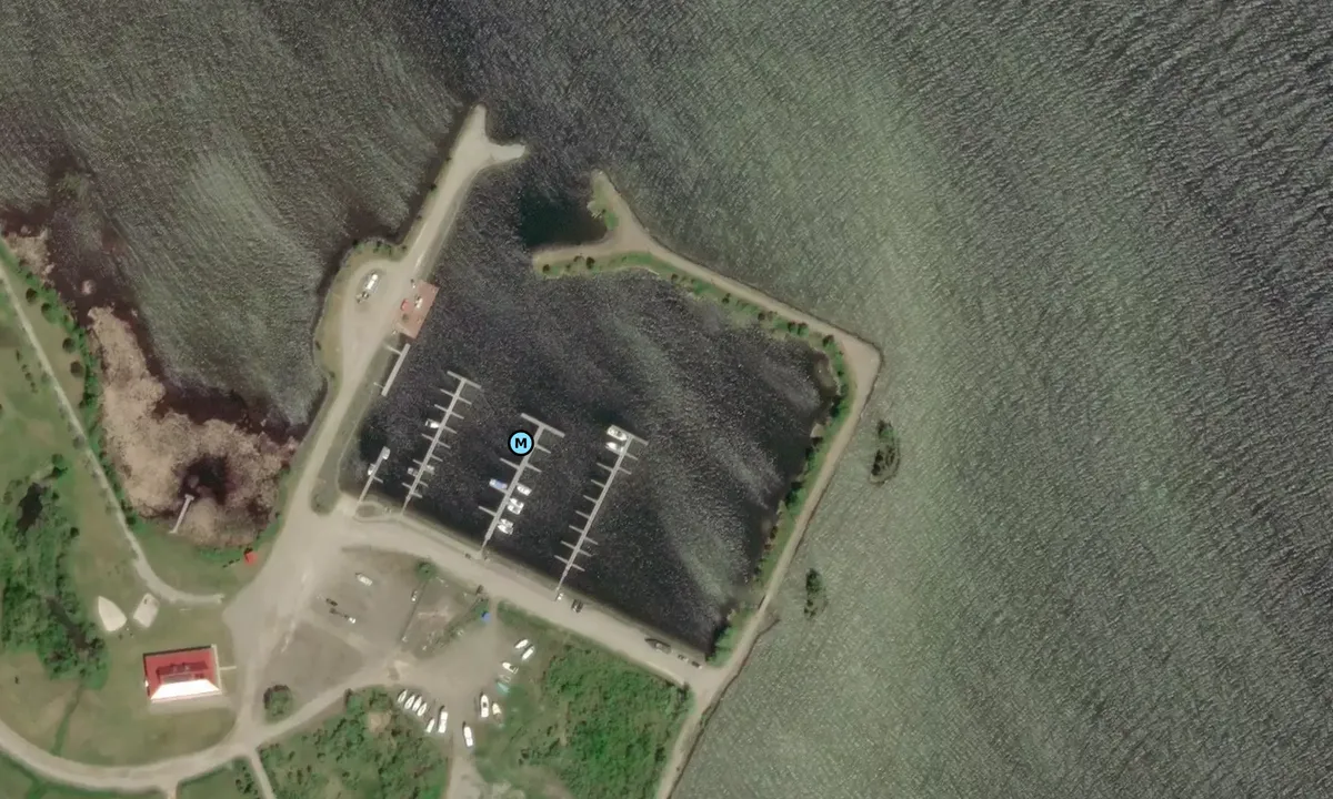Satelite image of Red Rock Marina - Thunder Bay