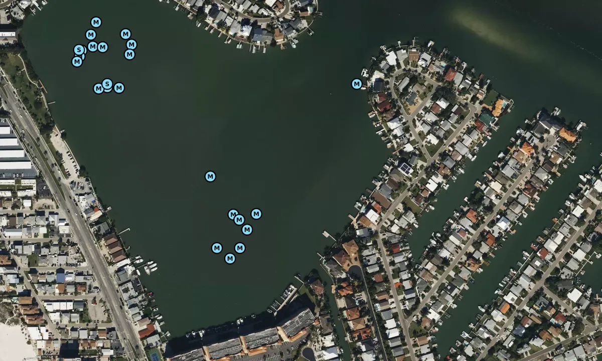 Satelite image of Redington Shores