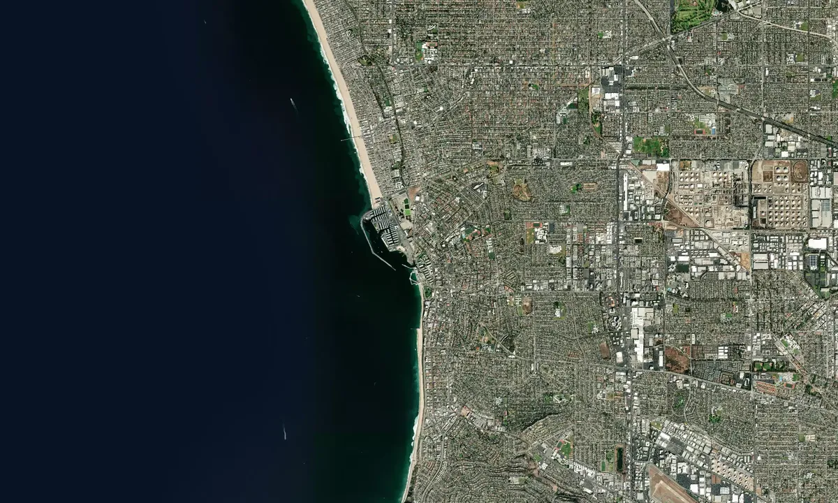Flyfoto av Redondo Beach Marina - Los Angeles