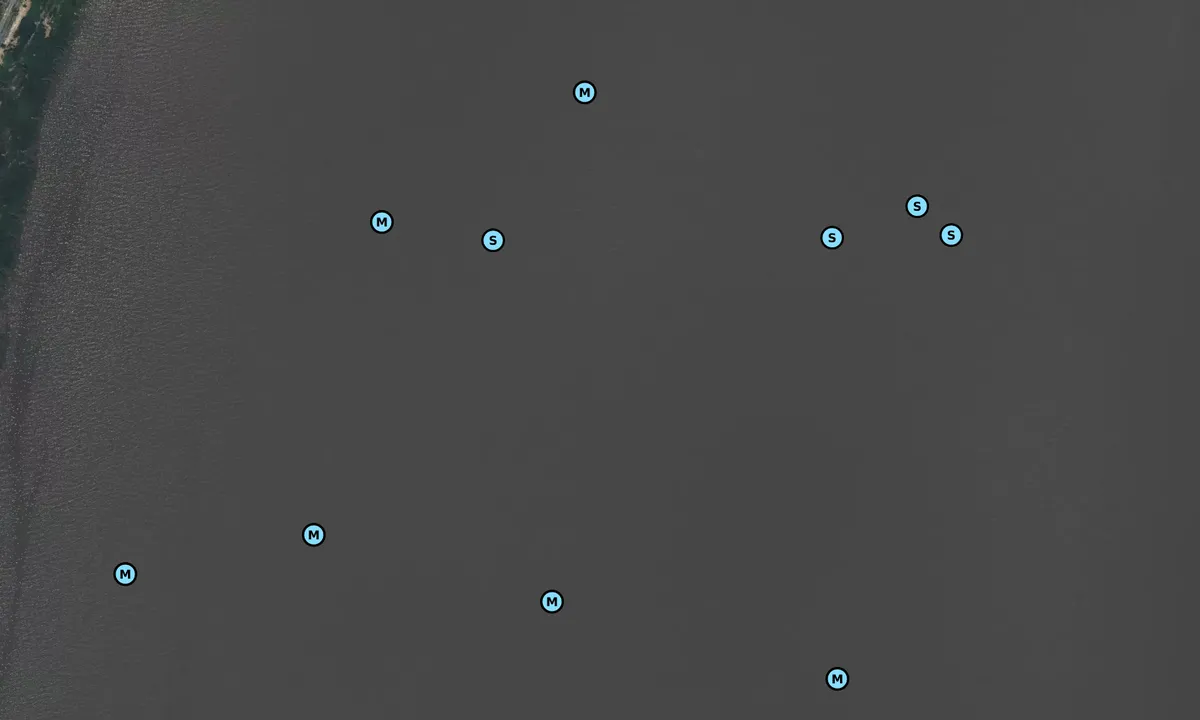 Satelite image of Reedy Island North