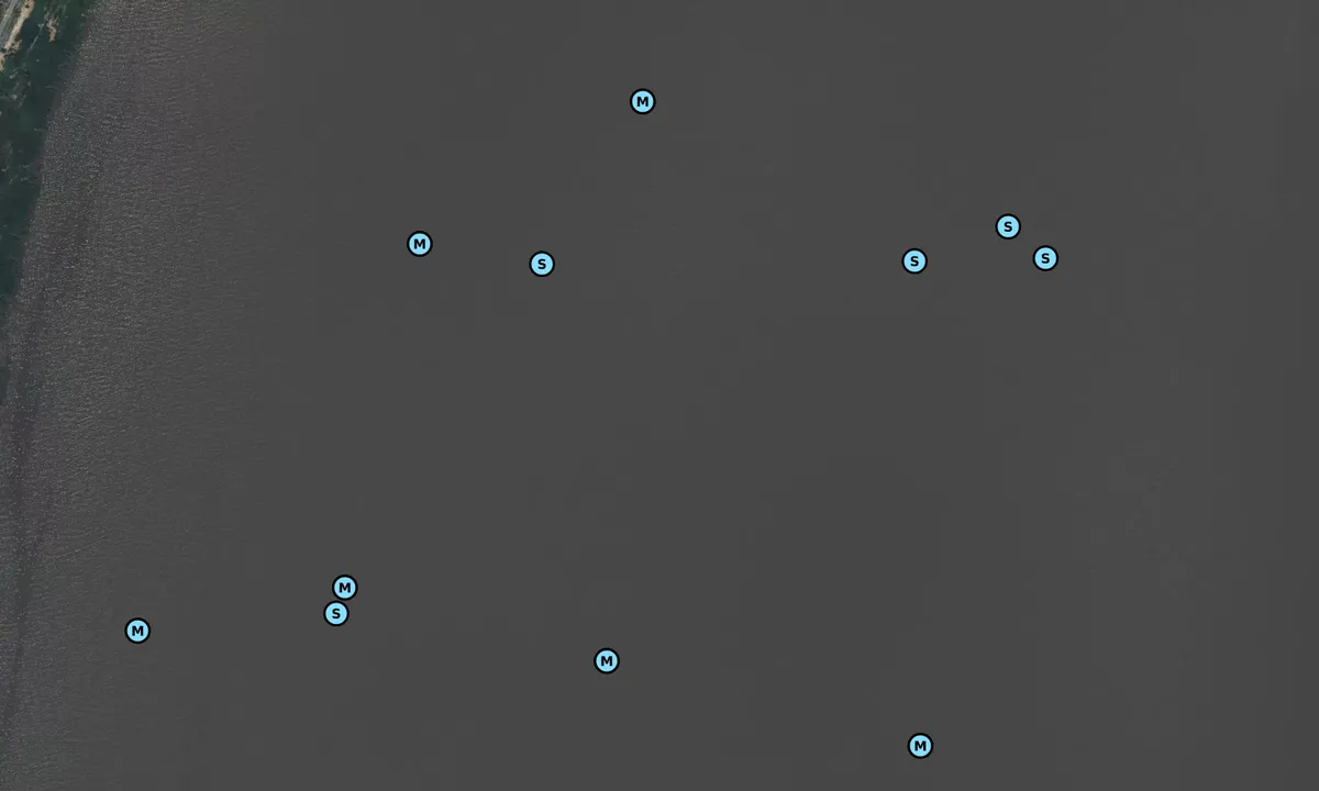 Satelite image of Reedy Island North