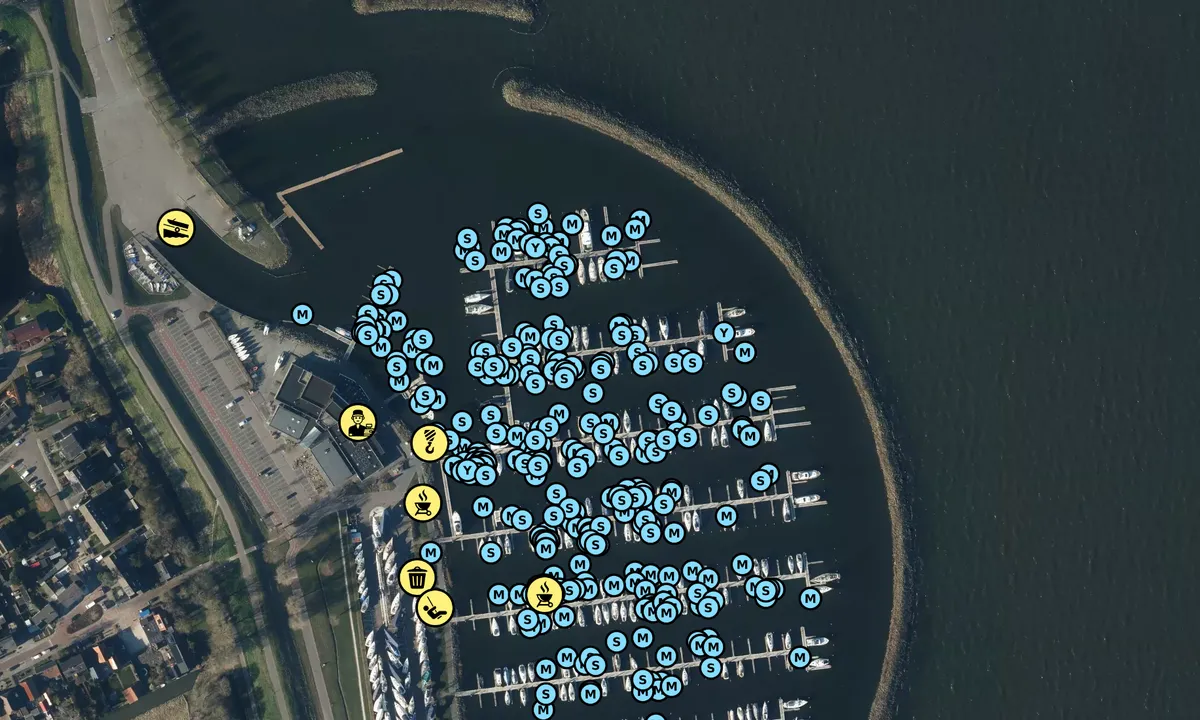 Satelite image of Regatta Center Medemblik