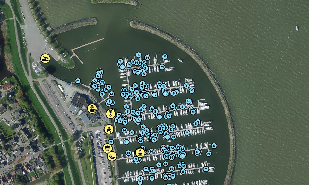 Satelite image of Regatta Center Medemblik