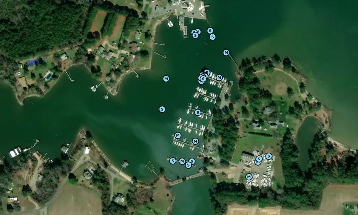 Satelite image of Regent Point Marina & Boatyard