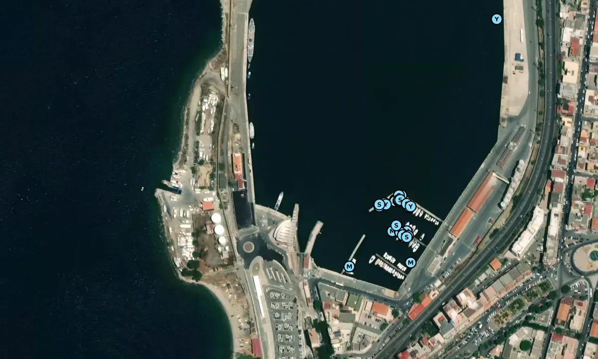 Satelite image of Reggio Calabria