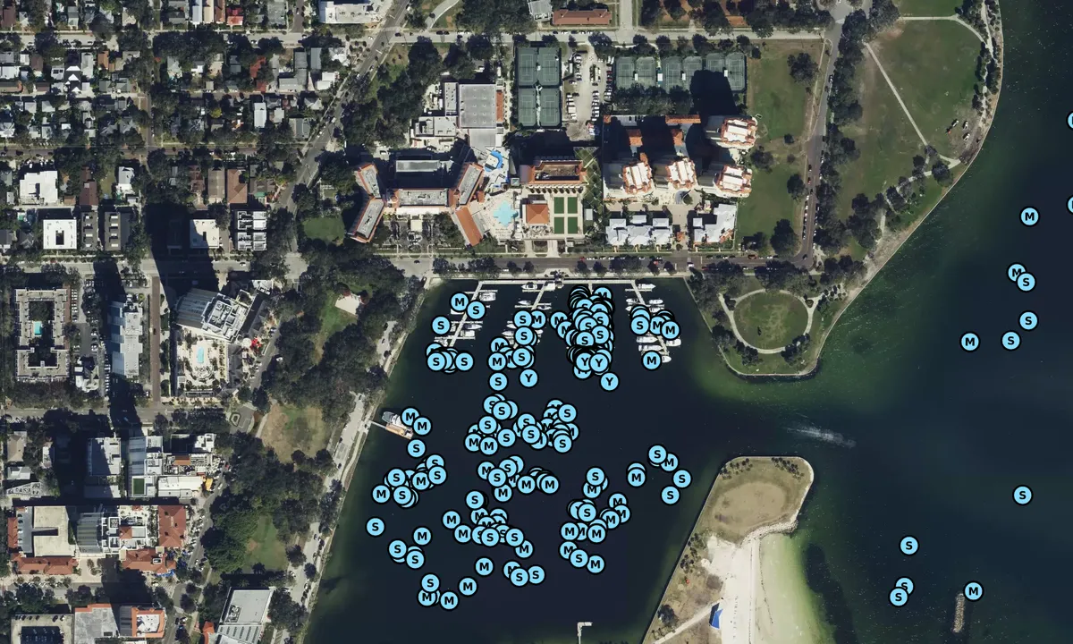 Satelite image of Renaissance Vinoy Resort Marina