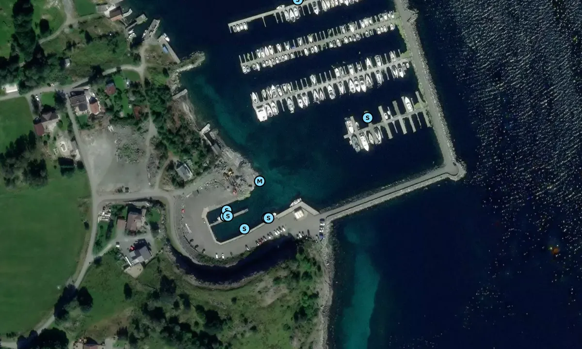 Satelite image of Rennesøy Marina