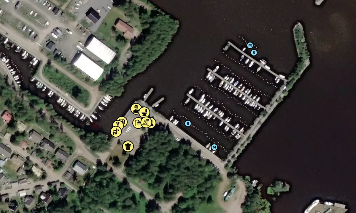 Satelite image of Reposaari Marina