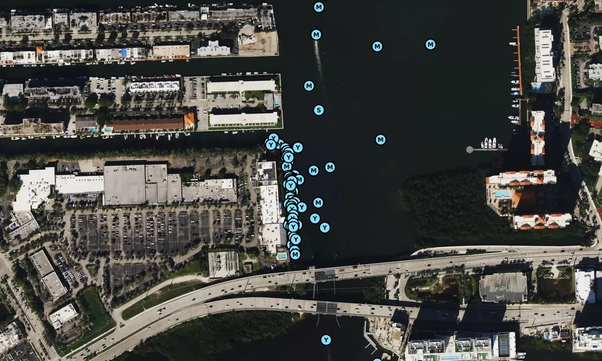 Flyfoto av Restaurant Row at the Intracoastal Mall