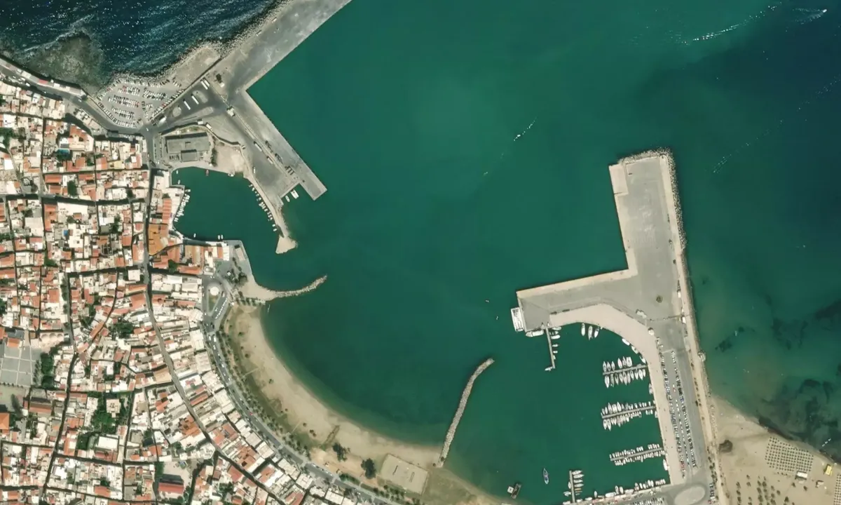 Flyfoto av Rethimno Marina