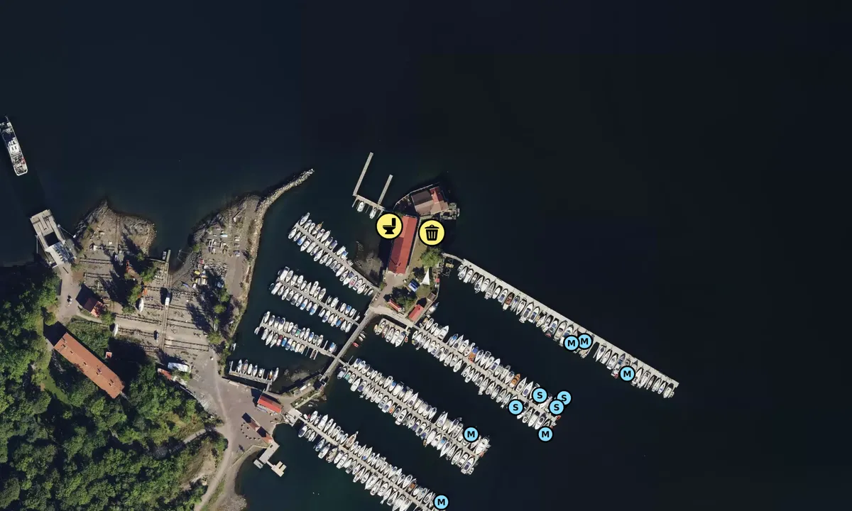 Satelite image of Revierhavnens Baatforening