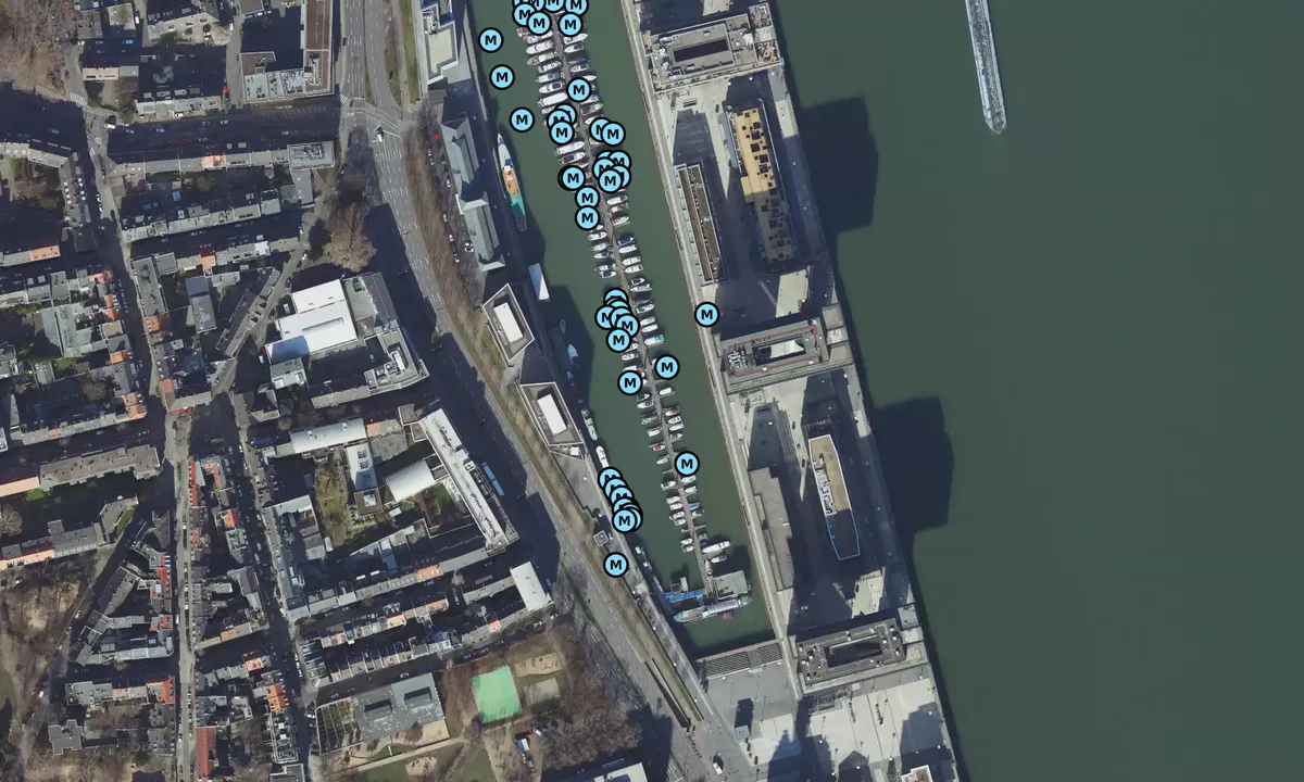 Satelite image of Rheinauhafen
