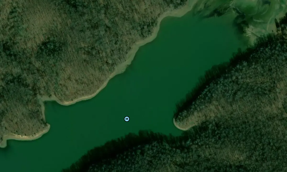 Satelite image of Rhodes Bay