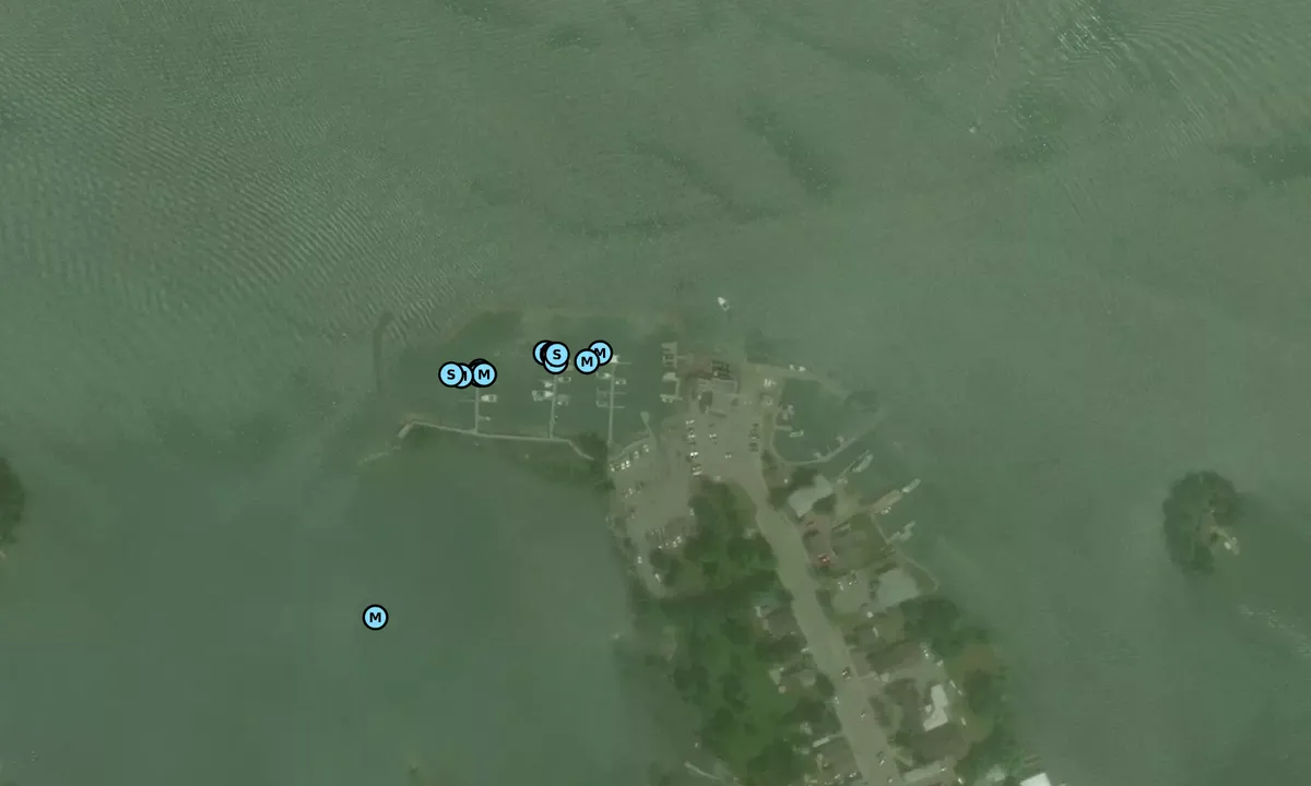 Satelite image of Richards Landing Municipal Marina - Algoma