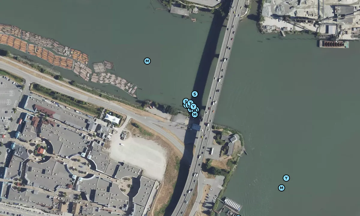 Satelite image of Richmond Chevron