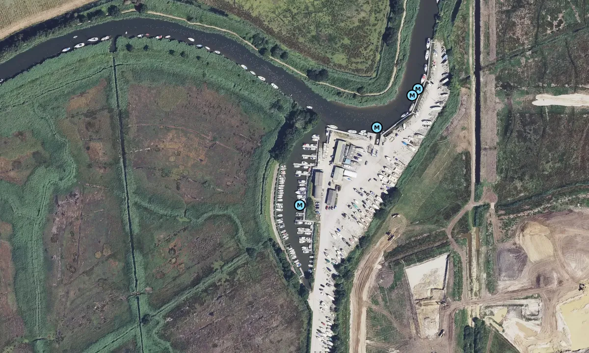 Satelite image of Ridge Wharf Yacht Centre