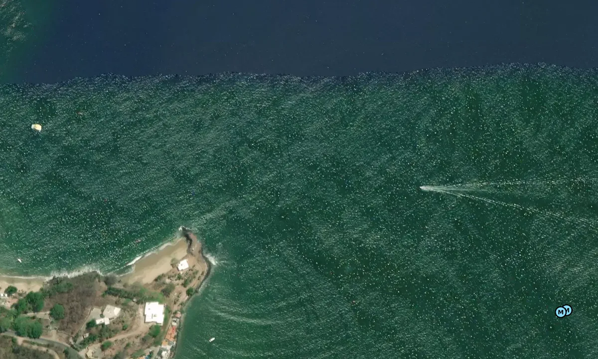 Satelite image of Rincon de Guayabitos