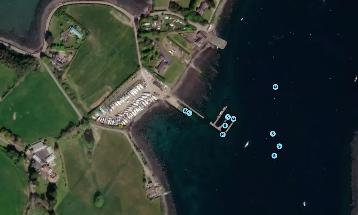 Satelite image of Ringhaddy Cruising Club