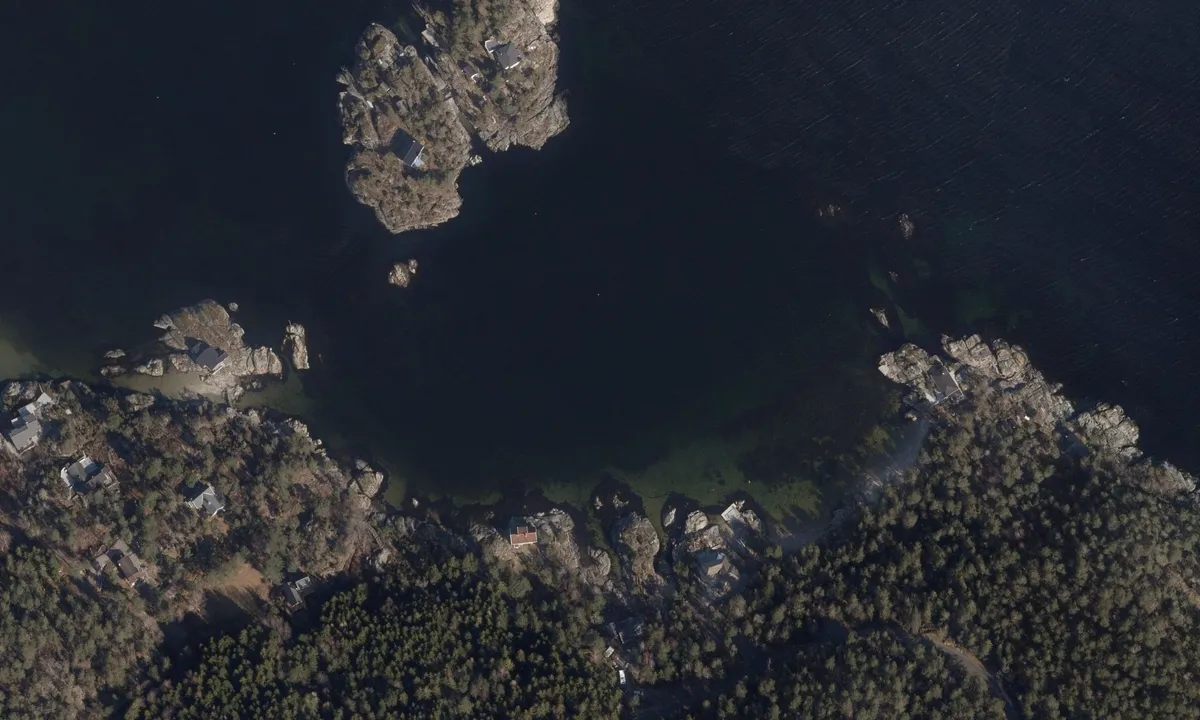 Flyfoto av Ringholmen Øst