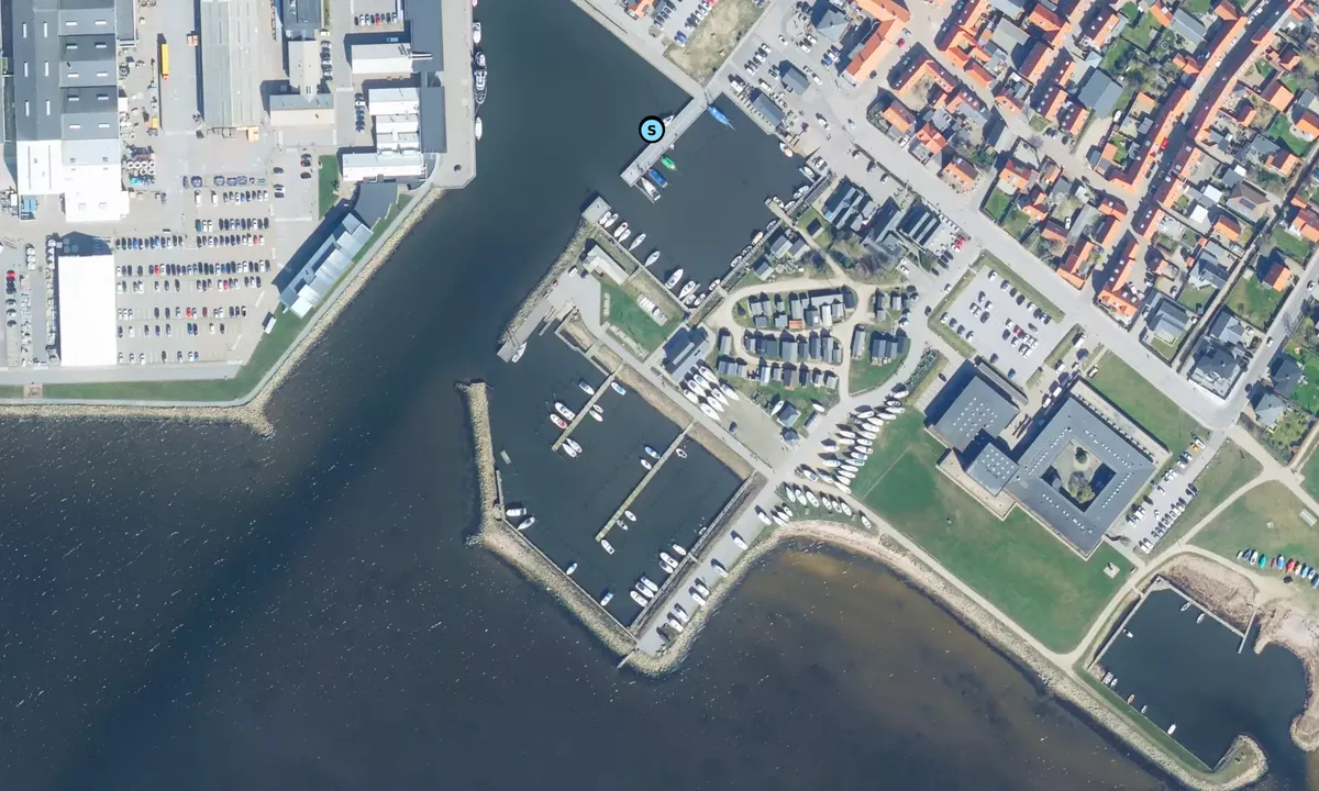 Satelite image of Ringkøbing Havn