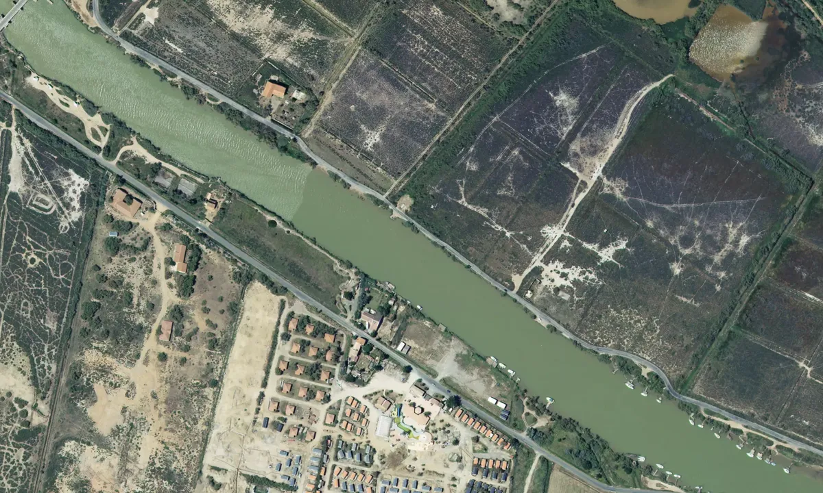 Flyfoto av Rio Aude