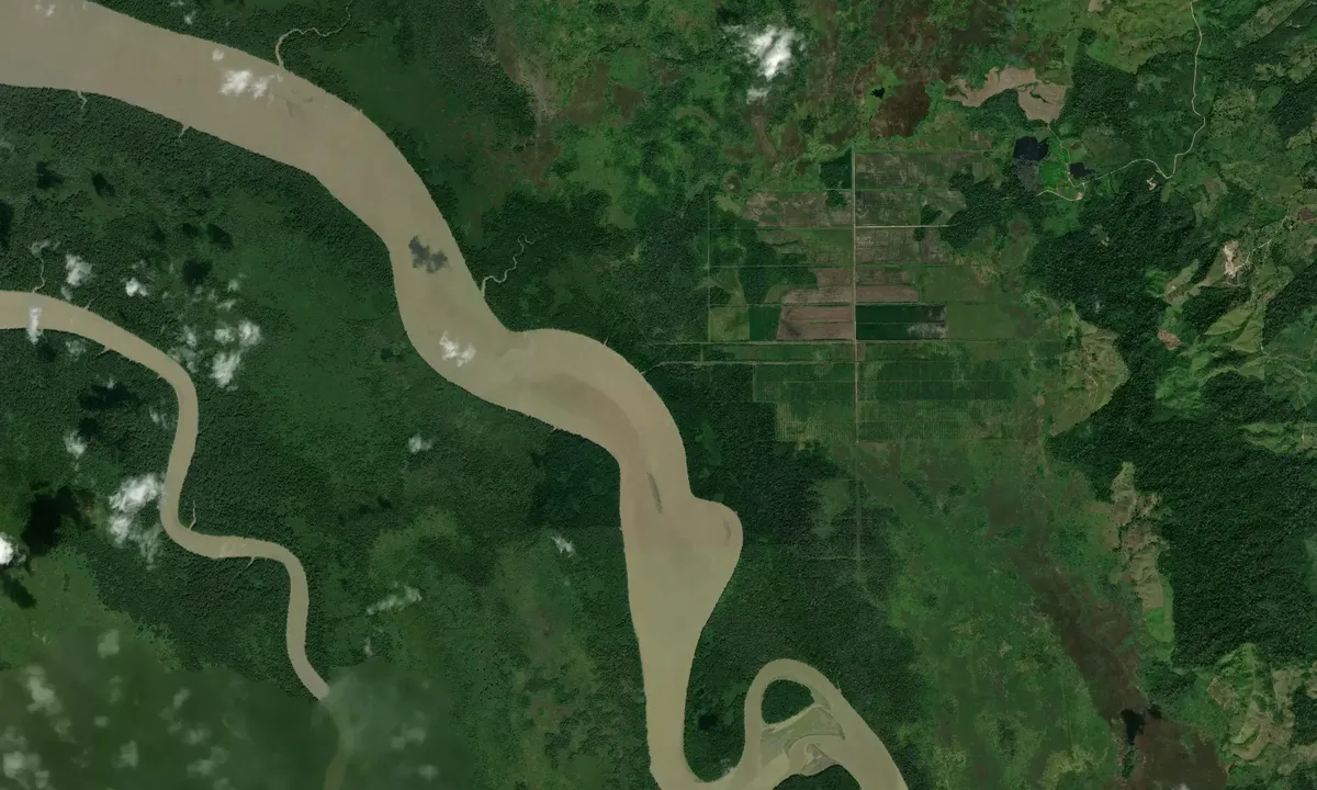 Flyfoto av Rio Tuira