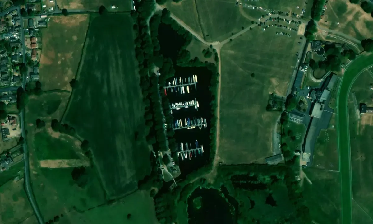 Flyfoto av Ripon Racecourse Marina