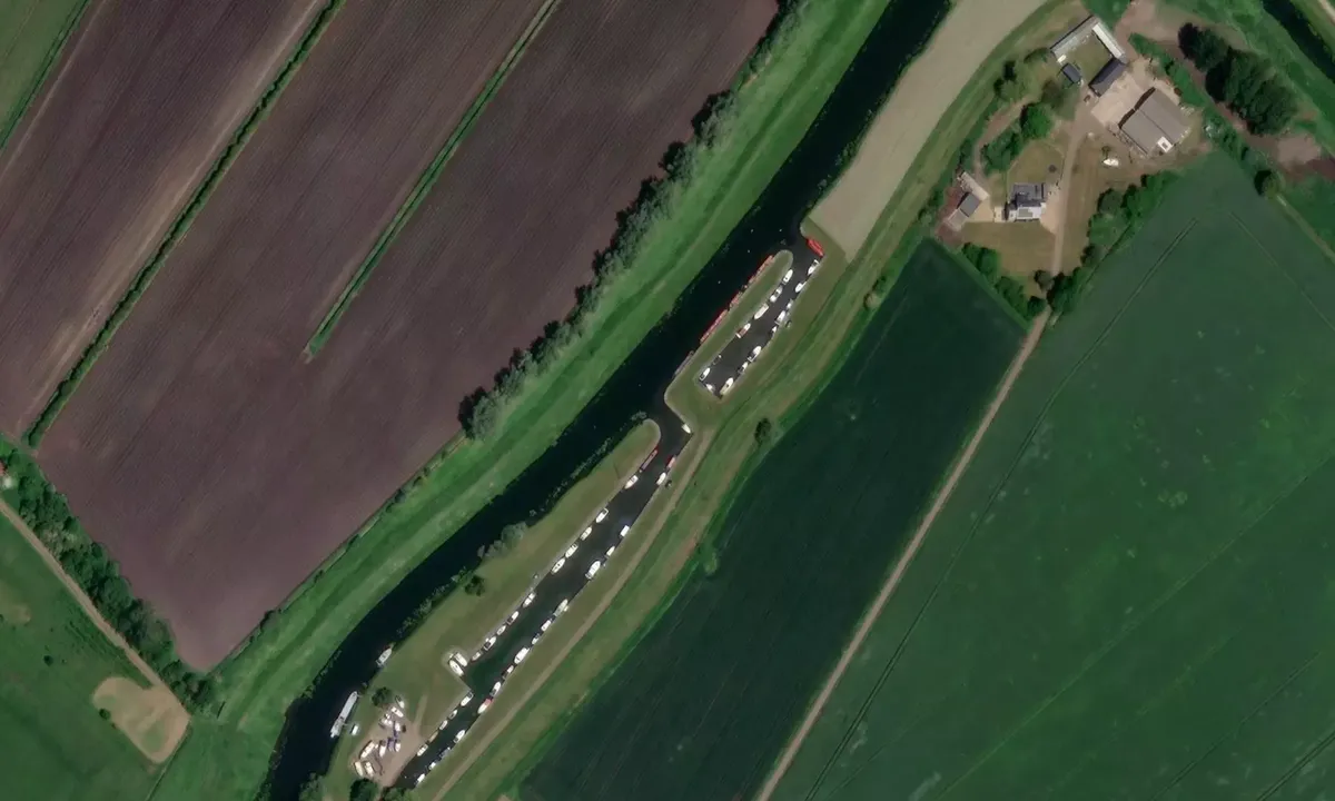 Satelite image of River Cam